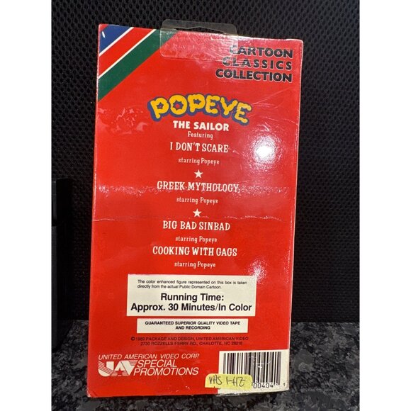Superman Woody Woodpecker & Popeye Cartoon Classics Collection VHS Set - Picture 8 of 11